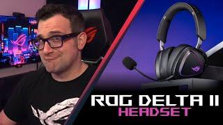 Showing off the new ROG Delta II gaming headset!