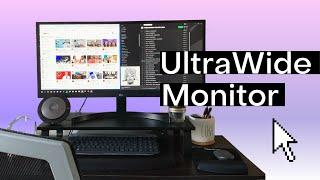 Work From Home Monitor Set Up | LG UltraWide 29WL500-B Unboxing