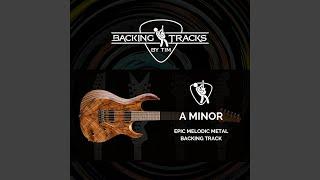 Epic Melodic Metal Backing Track in A Minor