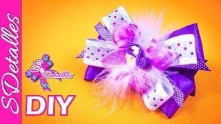 How to make Ribbon Bows: Muticolor Ribbon Bow #1 | Video# 14 | SDetalles | DIY