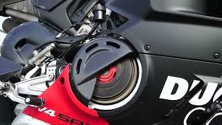 2023 Ducati Panigale V4 SP2 Dry Clutch + Engine Sound