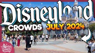 How CROWDED is Disneyland in July 2024? | Wait Times & More