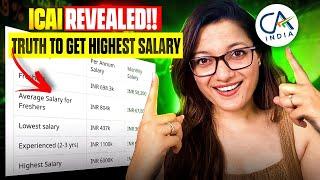 High Salary Packages After CA | Secret Revealed | ICAI | CA Foundation Classes