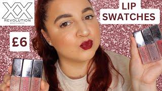 NEW XX REVOLUTION MAJOR MATTE LIQUID LIPSTICKS LIP SWATCHES | LIZZIE DEMETRIOU