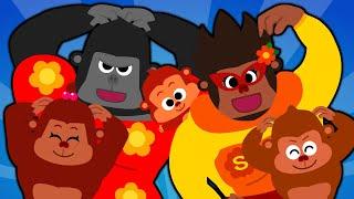 We’re the Gorilla Family Story-Song | Sing Along Nursery Rhymes & Kids Songs