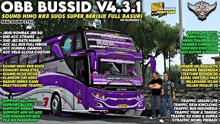 OBB BUSSID V4.3.1 SOUND HINO RK8 SUOS SUPER BERISIK FULL BASURI | Grafik Ets2 Hd Realistis | Bussid