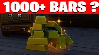 How To Collect 600-1000+ Gold Bars Per Game in fortnite - Fast method