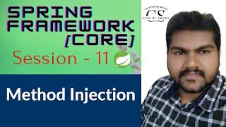 Spring Framework(Core) Tutorials || session -11 Method Injection  (Method Replacer)|| by Swamy Masna