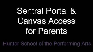 Logging into HSPA Canvas & Sentral Portal for Parents