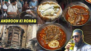 Karachi Wala Visiting Androon Lahore | Featuring Lassi, Halwa Puri, Sharbat, Naan Chanay