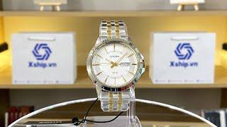 Xship.vn: Highlights | Citizen Quartz Silver Dial Men Watch BF2018-52A