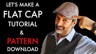DIY Leather Flat Cap - Pattern and Tutorial Download