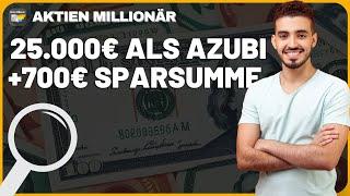 Azubi mit 25.000€ und solider Sparsumme unter der Lupe  #Aktien #Depot #Roast