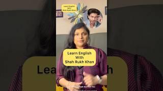 Learn English with Shah Rukh Khan| English vocabulary |Anju Jindal | New words in English| Incensed