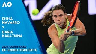 Emma Navarro v Daria Kasatkina Extended Highlights | Australian Open 2025 Fourth Round