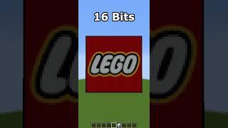 Minecraft Brands 1 bit 2 bits 4 bits 8 bits 16 bits 32 bits 64 bits 128 Bits #shorts