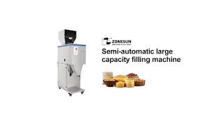 ZONESUN Food Racking Machine Granular Powder Materials Weighing Packing Machine Filling Machine