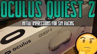 Oculus Quest 2 VR Headset - Initial impressions using link for sim racing (iRacing / ACC)