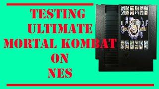 Trying out Ultimate Mortal Kombat 3 on a REAL Nintendo Entertainment System (NES)