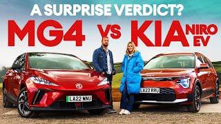 Affordable electric car shootout! Is the MG4 or the Kia Niro EV the one to choose? / Electrifying