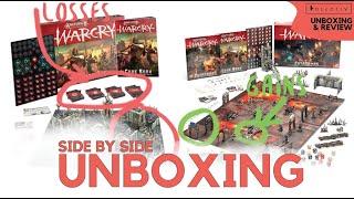 Warcry Catacombs Unboxing - Side by Side VS Starter Set + Size Comparisons