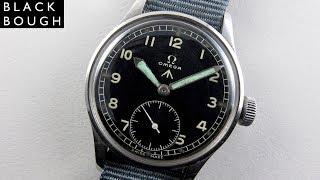 Omega WWW military steel vintage wristwatch, circa 1945
