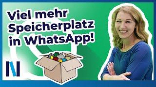 Große Räumaktion: Den Speicher in WhatsApp richtig verwalten