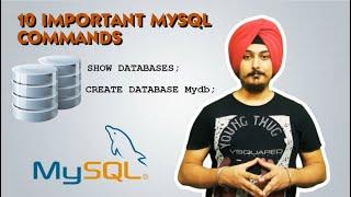 10 Important MySQL Commands | Database Commands | Hindi Tutorial | Insight Educator