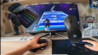 Fortnite gameplay) Razet tartarus v2 pro & g pro Wireless asmr