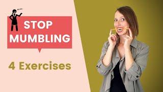 How to enunciate better | 4 TIPS TO STOP MUMBLING !