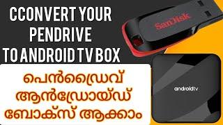 Android TV Portable: Convert Pendrive to AndroidTV Box - Easy Method| Install AndroidTV on PC laptop