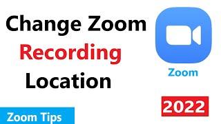 How to Change Zoom Recording Location | Default zoom recording location | #zoom | #zoomrecording