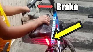 how to Make Bicycle brake light at home || easy ||