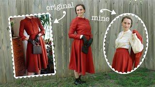  Autumn Sewing Tutorial  Making a vintage-inspired skirt and jacket suit from pumpkin plush wool