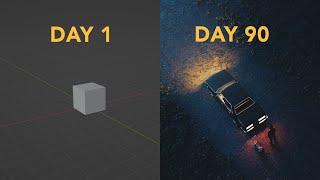 How I learned 3D in 90 Days | Blender 3D