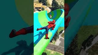 GTA 5 Water Ragdolls | SPIDERMAN Jumps/Fails ep.21 (Euphoria Physics) #spiderman #euphoriaphysics