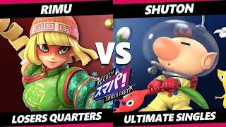 Sumapa 141 TOP 8 - Rimu (Min Min) Vs. Shuton (Olimar) Smash Ultimate - SSBU