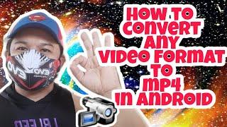 How To Convert any Video format to mp4 in Android| Video Converter free Tutorial