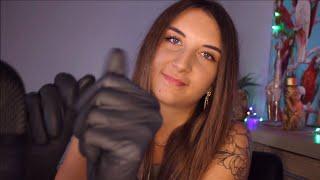 ASMR| LATEX GLOVES| PUTTING ON AND TAKING OFF GLOVES| GLOVES SOUNDS