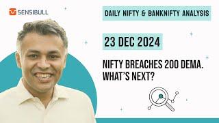 NIFTY & BANK NIFTY Analysis for Tomorrow | Stock Market Outlook | 23 December 2024, Monday