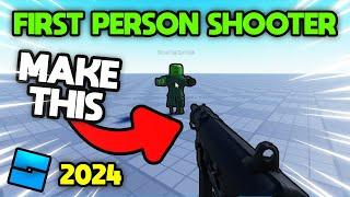 How to Make an FPS GAME in Roblox Studio - 2024