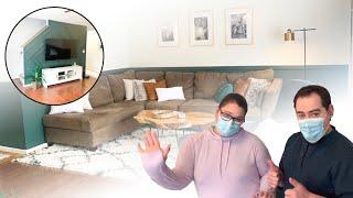 Extreme DIY Living Room Renovation for my Sister!