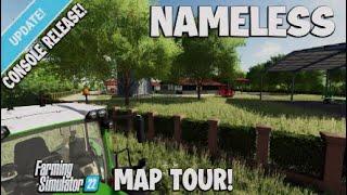 “NAMELESS” (UPDATE) FS22 MAP TOUR! | NEW CONSOLE MOD MAP! | Farming Simulator 22 (Review) PS5.