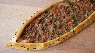 Pide with Ground Beef (Recipe) || [ENG SUBS]