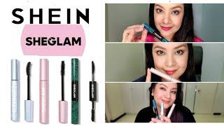 TRYING SHEGLAM MASCARAS FROM SHEIN AND SHEGLAM MASCARA REMOVER | HONEST REVIEW