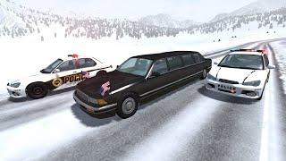 BeamNG Motorcade Attack