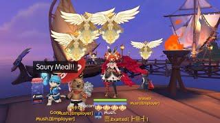 Ragnarok M(ROM): My PVP Equipped Rathgricy trying out PVE (CML 1F)