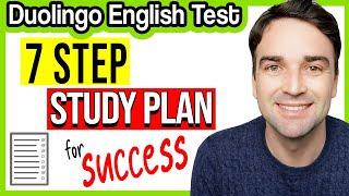 7 Step Study Plan - Duolingo English Test