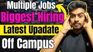 Biggest Hiring | OFF Campus Drive For 2025, 2024, 2023 Batch Fresher Jobs | Kn Academy