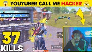 PRO YOUTUBER CALL ME HACKER ON STREAM AND SHOCKED AFTER SOLO VS SQUAD BGMI GAMEPLAY - LION x GAMING